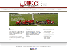 Tablet Screenshot of darcysdrilling.com